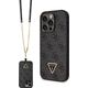 Guess Etui Guess GUHCP14LP4TDSCPK Apple iPhone 14 Pro hardcase Crossbody 4G Metal Logo czarny/black