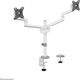 Neomounts Uchwyt biurkowy na 2 monitory 17" - 27" (DS60-425WH2)