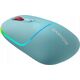 Mysz Canyon CANYON MW-22, 2 in 1 Wireless optical mouse with 4 buttons,Silent switch for right/left keys,DPI 800/1200/1600, 2 mode(BT/ 2.4GHz), 650mAh Li-poly battery,RGB backlight,Dark cyan, cable length 0.8m, 110*62*34.2mm, 0.085kg