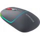 Mysz Canyon CANYON MW-22, 2 in 1 Wireless optical mouse with 4 buttons,Silent switch for right/left keys,DPI 800/1200/1600, 2 mode(BT/ 2.4GHz), 650mAh Li-poly battery,RGB backlight,Dark grey, cable length 0.8m, 110*62*34.2mm, 0.085kg