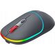 Mysz Canyon CANYON MW-22, 2 in 1 Wireless optical mouse with 4 buttons,Silent switch for right/left keys,DPI 800/1200/1600, 2 mode(BT/ 2.4GHz), 650mAh Li-poly battery,RGB backlight,Dark grey, cable length 0.8m, 110*62*34.2mm, 0.085kg