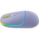 Mysz Canyon CANYON MW-22, 2 in 1 Wireless optical mouse with 4 buttons,Silent switch for right/left keys,DPI 800/1200/1600, 2 mode(BT/ 2.4GHz), 650mAh Li-poly battery,RGB backlight,Mountain lavender, cable length 0.8m, 110*62*34.2mm, 0.085kg