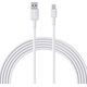 Kabel USB Aukey USB-A - USB-C 1 m Biały (CB-NAC1)