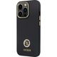Guess Guess GUHCP13XM4DGPK iPhone 13 Pro Max 6.7" czarny/black hardcase Silicone Logo Strass 4G