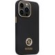 Guess Guess GUHCP13XM4DGPK iPhone 13 Pro Max 6.7" czarny/black hardcase Silicone Logo Strass 4G