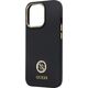 Guess Guess GUHCP13XM4DGPK iPhone 13 Pro Max 6.7" czarny/black hardcase Silicone Logo Strass 4G