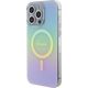 Guess Guess GUHMP15LHITSQ iPhone 15 Pro 6.1" turkusowy/turquoise hardcase IML Iridescent MagSafe