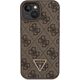 Guess Guess GUHCP15SP4TDSCPW iPhone 15 6.1" brązowy/brown hardcase Crossbody 4G Metal Logo