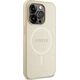 Guess Guess GUHMP15LPSAHMCB iPhone 15 Pro 6.1" złoty/gold hardcase Saffiano MagSafe