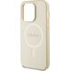 Guess Guess GUHMP15LPSAHMCB iPhone 15 Pro 6.1" złoty/gold hardcase Saffiano MagSafe