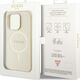 Guess Guess GUHMP15LPSAHMCB iPhone 15 Pro 6.1" złoty/gold hardcase Saffiano MagSafe