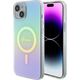 Guess Guess GUHMP15MHITSQ iPhone 15 Plus 6.7" turkusowy/turquoise hardcase IML Iridescent MagSafe