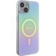 Guess Guess GUHMP15MHITSQ iPhone 15 Plus 6.7" turkusowy/turquoise hardcase IML Iridescent MagSafe