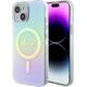 Guess Guess GUHMP15SHITSQ iPhone 15 6.1" turkusowy/turquoise hardcase IML Iridescent MagSafe