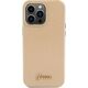 Guess Guess GUHCP15XPGMCSD iPhone 15 Pro Max 6.7" złoty/light gold hardcase Glitter Glossy Script