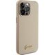 Guess Guess GUHCP15XPGMCSD iPhone 15 Pro Max 6.7" złoty/light gold hardcase Glitter Glossy Script