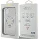 Guess Guess GUHMP15MHRSGSD iPhone 15 Plus 6.7" przezroczysty/transparent hardcase Ring Stand Script Glitter MagSafe