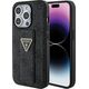 Guess Guess GUHCP15LPGS4TDK iPhone 15 Pro 6.1" czarny/black hardcase Grip Stand 4G Triangle Strass