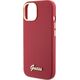 Guess Guess GUHCP15SSMBSLM iPhone 15 6.1" magenta hardcase Silicone Script Metal Logo & Frame