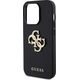 Guess Guess GUHCP15XPSP4LGK iPhone 15 Pro Max 6.7" czarny/black hardcase Leather Perforated 4G Glitter Logo
