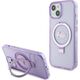Guess Guess GUHMP15MHRSGSU iPhone 15 Plus 6.7" fioletowy/purple hardcase Ring Stand Script Glitter MagSafe
