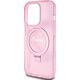Guess Guess GUHMP15XHRSGSP iPhone 15 Pro Max 6.7" różowy/pink hardcase Ring Stand Script Glitter MagSafe