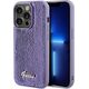 Guess Guess GUHCP13LPSFDGSUiPhone 13 Pro / 13 6.1" fioletowy/purple hardcase Sequin Script Metal
