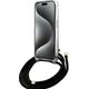 Guess Guess GUHCP15XHC4SEK iPhone 15 Pro Max 6.7" czarny/black hardcase Crossbody Cord 4G Print