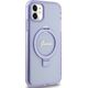 Guess Guess GUHMN61HRSGSU iPhone 11 / Xr 6.1" fioletowy/purple hardcase Ring Stand Script Glitter MagSafe