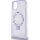 Guess Guess GUHMN61HRSGSU iPhone 11 / Xr 6.1" fioletowy/purple hardcase Ring Stand Script Glitter MagSafe