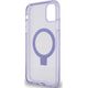 Guess Guess GUHMN61HRSGSU iPhone 11 / Xr 6.1" fioletowy/purple hardcase Ring Stand Script Glitter MagSafe