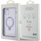 Guess Guess GUHMN61HRSGSU iPhone 11 / Xr 6.1" fioletowy/purple hardcase Ring Stand Script Glitter MagSafe