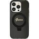 Guess Guess GUHMP12MHRSGSK iPhone 12/12 Pro 6.1" czarny/black hardcase Ring Stand Script Glitter MagSafe