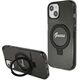 Guess Guess GUHMP13MHRSGSK iPhone 13 / 14 / 15 6.1" czarny/black hardcase Ring Stand Script Glitter MagSafe