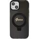Guess Guess GUHMP13MHRSGSK iPhone 13 / 14 / 15 6.1" czarny/black hardcase Ring Stand Script Glitter MagSafe