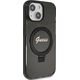 Guess Guess GUHMP13MHRSGSK iPhone 13 / 14 / 15 6.1" czarny/black hardcase Ring Stand Script Glitter MagSafe