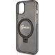 Guess Guess GUHMP13MHRSGSK iPhone 13 / 14 / 15 6.1" czarny/black hardcase Ring Stand Script Glitter MagSafe