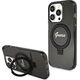 Guess Guess GUHMP14LHRSGSK iPhone 14 Pro 6.1" czarny/black hardcase Ring Stand Script Glitter MagSafe