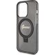 Guess Guess GUHMP14LHRSGSK iPhone 14 Pro 6.1" czarny/black hardcase Ring Stand Script Glitter MagSafe