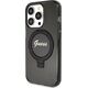 Guess Guess GUHMP13XHRSGSK iPhone 13 Pro Max 6.7" czarny/black hardcase Ring Stand Script Glitter MagSafe