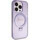 Guess Guess GUHMP14XHRSGSU iPhone 14 Pro Max 6.7" fioletowy/purple hardcase Ring Stand Script Glitter MagSafe