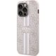 Guess Guess GUHMP15XP4RPSP iPhone 15 Pro Max 6.7" różowy/pink hardcase 4G Printed Stripes MagSafe