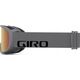 Giro Gogle zimowe GIRO ROAM GREY WORDMARK (szyba AMBER SCARLET 39% S2 + YELLOW 77% S1) (NEW 2023/2024)
