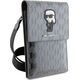 Karl Lagerfeld Karl Lagerfeld Torebka KLWBSAKHPKG srebrny/silver Saffiano Monogram Ikonik