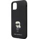 Karl Lagerfeld Karl Lagerfeld KLHCN61SMHKNPK iPhone 11 / Xr 6.1" czarny/black Silicone Ikonik Metal Pin