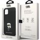 Karl Lagerfeld Karl Lagerfeld KLHCN61SMHKNPK iPhone 11 / Xr 6.1" czarny/black Silicone Ikonik Metal Pin