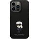 Karl Lagerfeld Karl Lagerfeld KLHCP13XSMHKNPK iPhone 13 Pro Max 6,7" czarny/black Silicone Ikonik Metal Pin