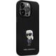 Karl Lagerfeld Karl Lagerfeld KLHCP13XSMHKNPK iPhone 13 Pro Max 6,7" czarny/black Silicone Ikonik Metal Pin