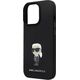 Karl Lagerfeld Karl Lagerfeld KLHCP13XSMHKNPK iPhone 13 Pro Max 6,7" czarny/black Silicone Ikonik Metal Pin