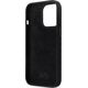 Karl Lagerfeld Karl Lagerfeld KLHCP13XSMHKNPK iPhone 13 Pro Max 6,7" czarny/black Silicone Ikonik Metal Pin